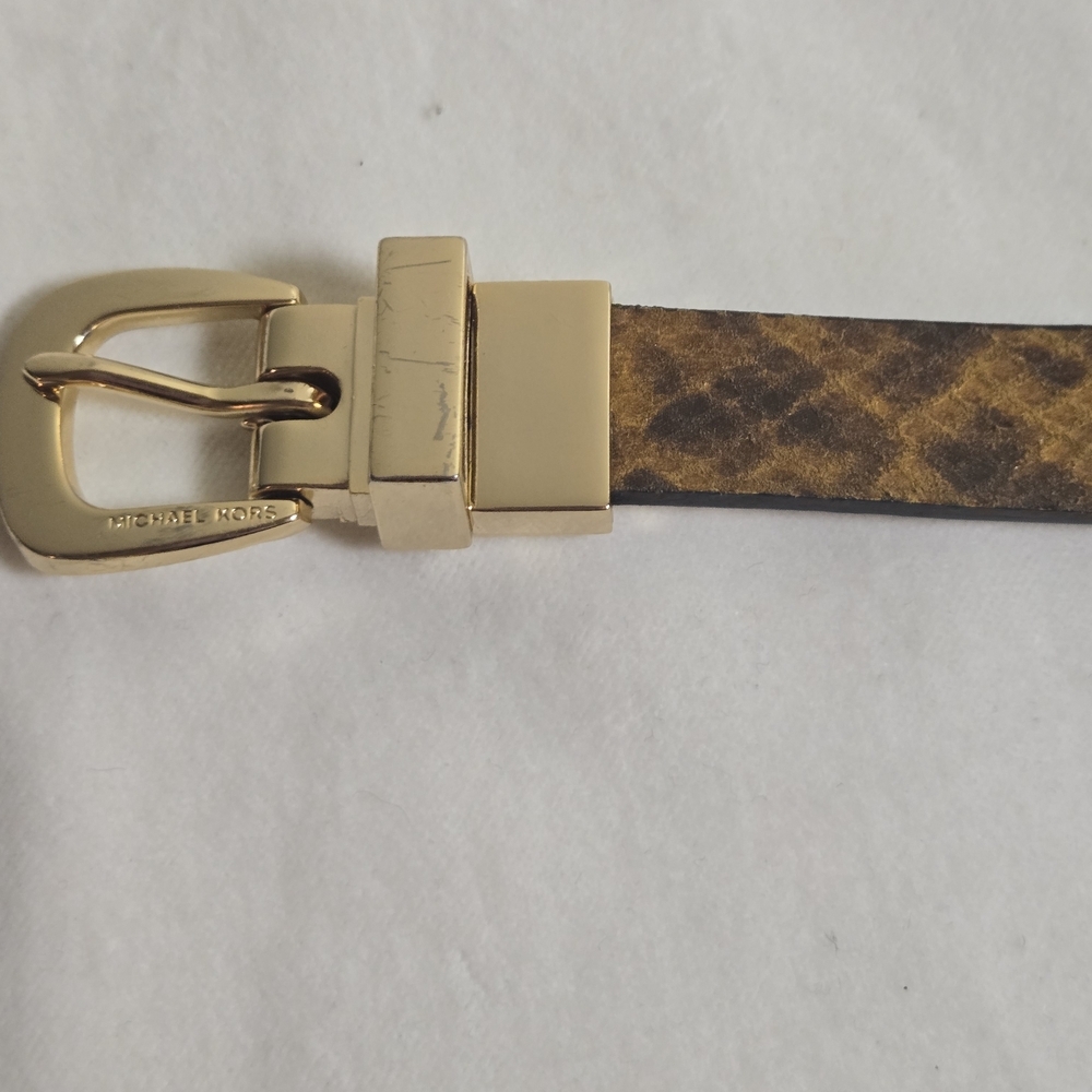 Michael Kors Snakeskin Belt